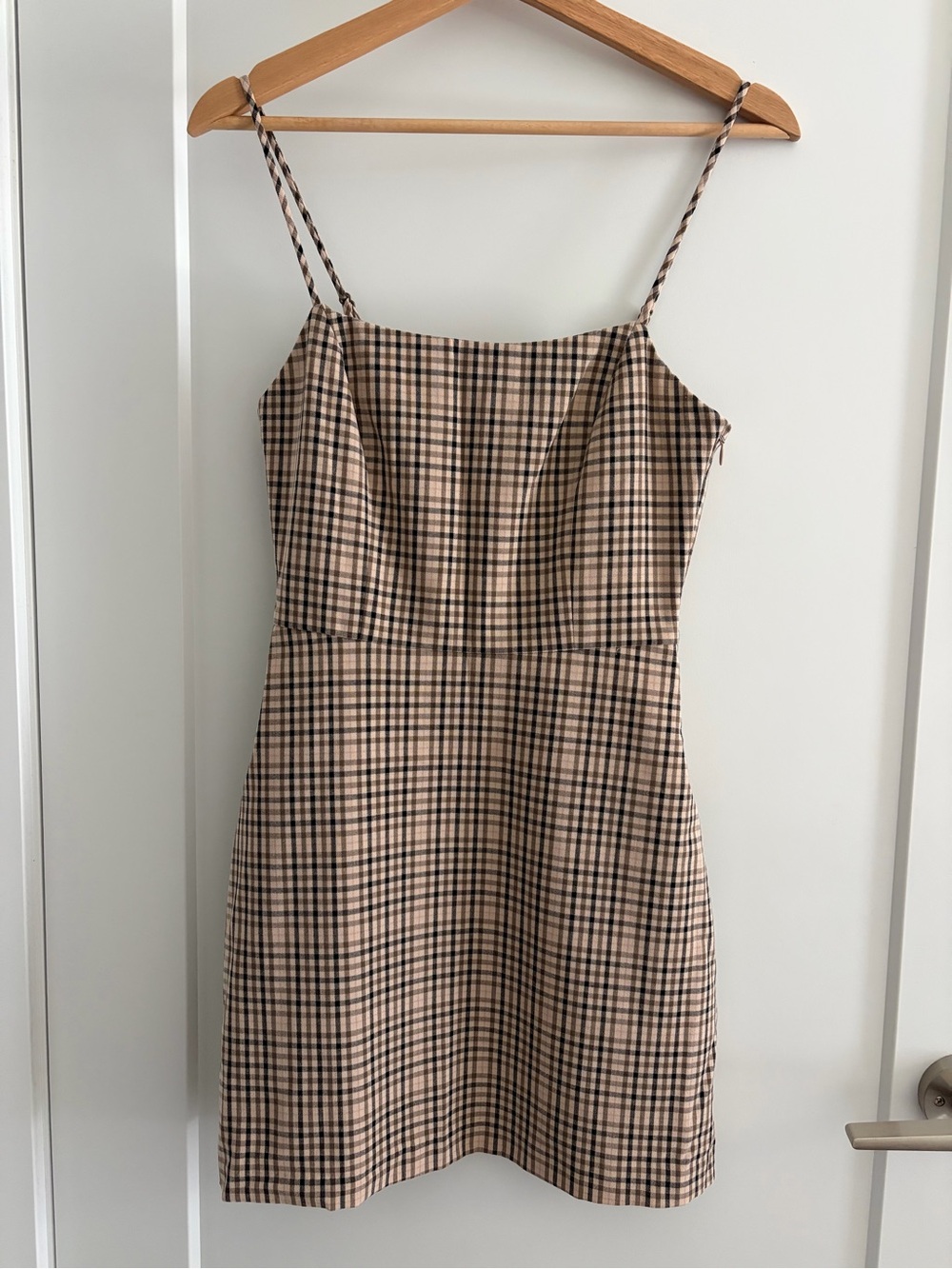 Aritzia Wilfred Isabelle Plaid Mini Dress